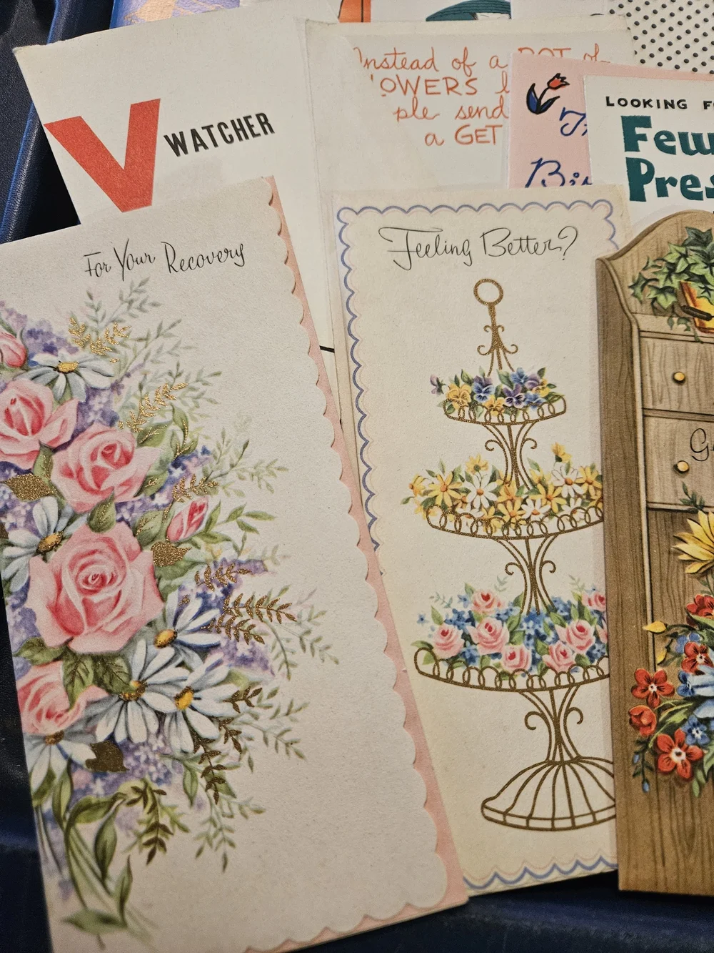 Vintage 1950's -1970's Blank Novelty Greeting Cards